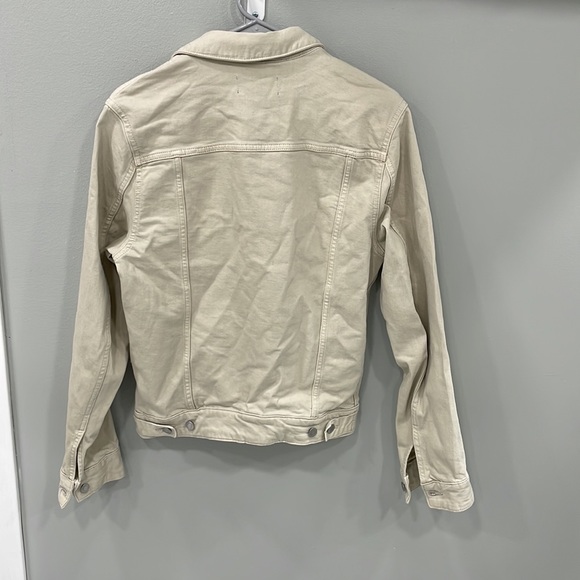 H&M Jackets & Coats Hm Cream Jean Jacket Poshmark